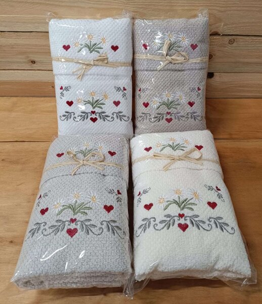 Set regalo di 2 pz asciugamani in spugna MIGDU7