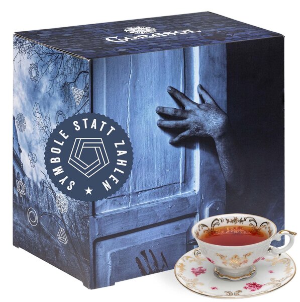 Calendario dell'Avvento Corasol Escape & Tè: un gioco pazzesco con 24 tè premium e un thriller enigmistico Escape (226 g)