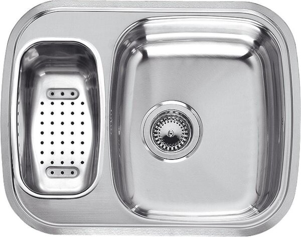 REGINOX R17074 Lavello in acciaio inox Queen 60 (L) KGOKG Vasca a destra dell'armadio larghezza 60 cm / incasso / installazione superficiale