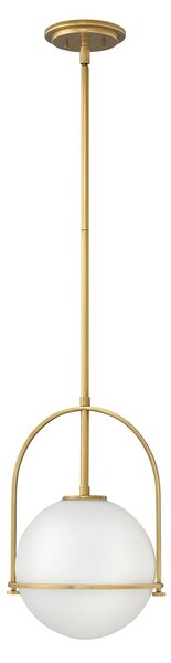 Sospensione Industrial Nordica Somerset Acciaio Ottone Antico 1 Luce E27