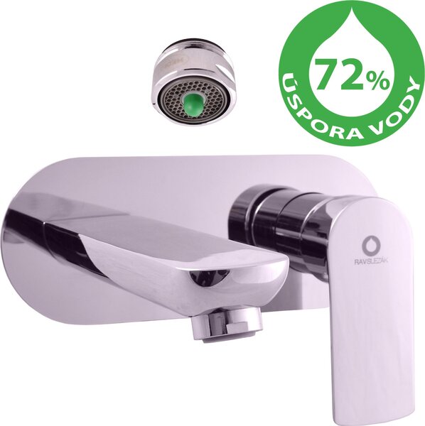 Miscelatore per lavabo a risparmio energetico RAV Slezák VLTAVA cromo VTE435