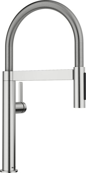 BLANCO CULINA-S II Mini miscelatore da cucina Acciaio PVD ad alta pressione Tubo flessibile di erogazione