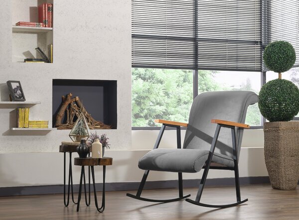 Hanah Home, Yoka- FTN1704, grigio, sedie da ufficio, struttura: 100% metallo