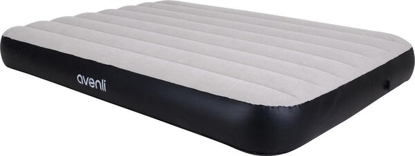 Letto gonfiabile Avenli / materasso da campeggio grigio 191x137x25 cm