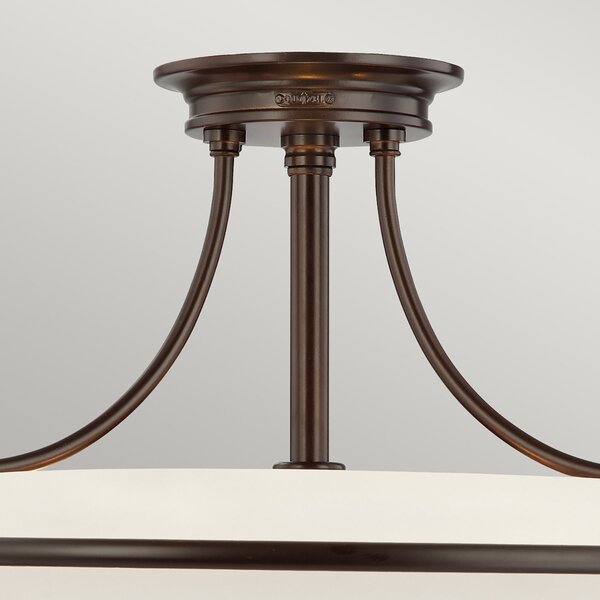 Lampada A Soffitto Contemporanea Griffin Metallo Bronzo Palladiano 4 Luci E27
