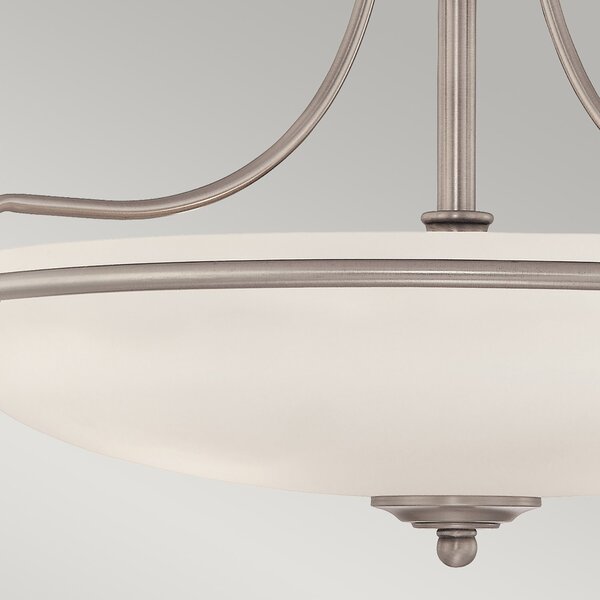 Lampada A Soffitto Contemporanea Griffin Metallo Nichel Antico 4 Luci E27