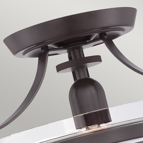 Lampada a Soffitto Industrial Nordica Trilogy Metallo Bronzo Antico 1 Luce E27