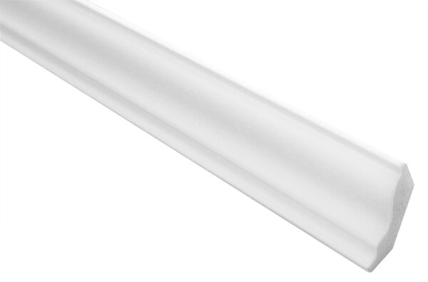 Modanature da soffitto Marbet in polistirolo XPS - Modanature in stucco di alta qualità, leggere e robuste, dal design moderno - (Confezione risparmio da 20 metri E-04 - 30x30 mm) Modanatura da parete