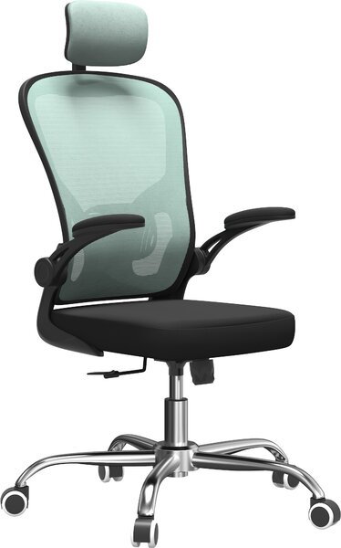 Cdf Poltrona Girevole Dory - Nero E Blu