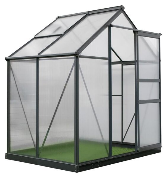 Serra in alluminio Westmann Flora 64 antracite 132x192x202 cm