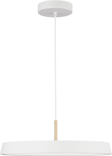 NOVA LUCE Luce LED Vetro, Variante: 41 W, 3000 K, 2693 lm, Ø 500 x 50 mm, bianco opaco