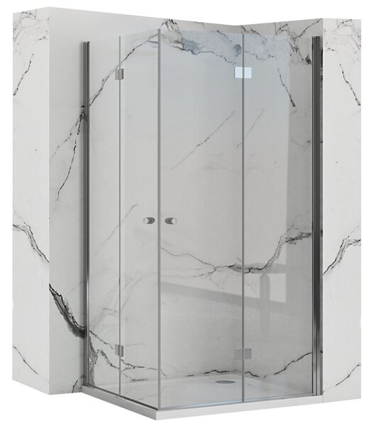 Cabina doccia Rea Fold N2 70x100 cromata