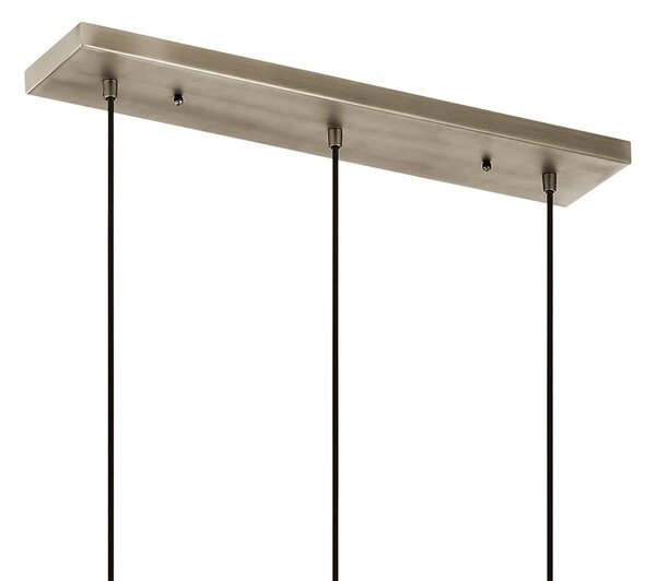 Sospensione Contemporanea Asher Acciaio Peltro Antico 1 Luce E27
