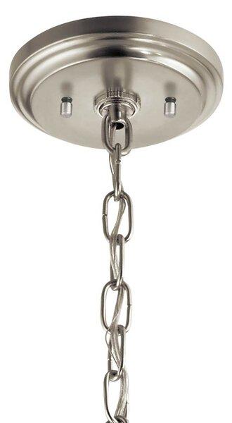 Lampadario Contemporaneo Deryn Acciaio Grigio Antico 3 Luci E27