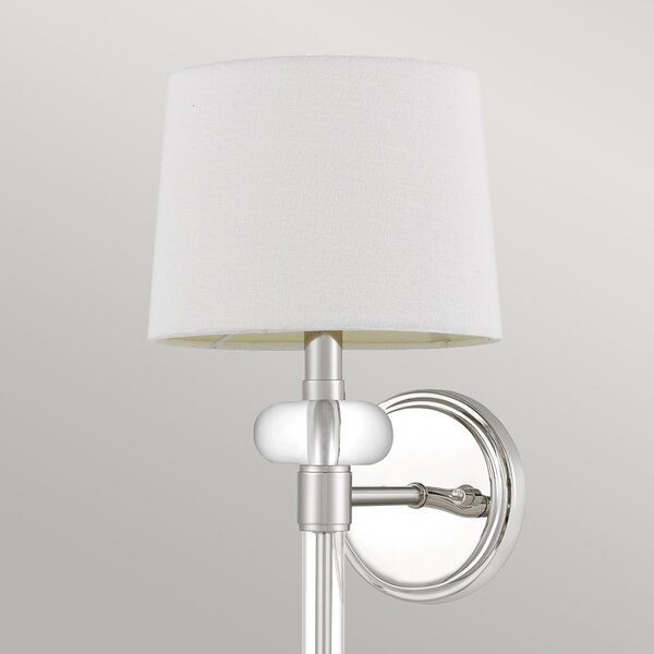 Applique Contemporanea Barbour Acciaio Nichel Lucido 1 Luce E14