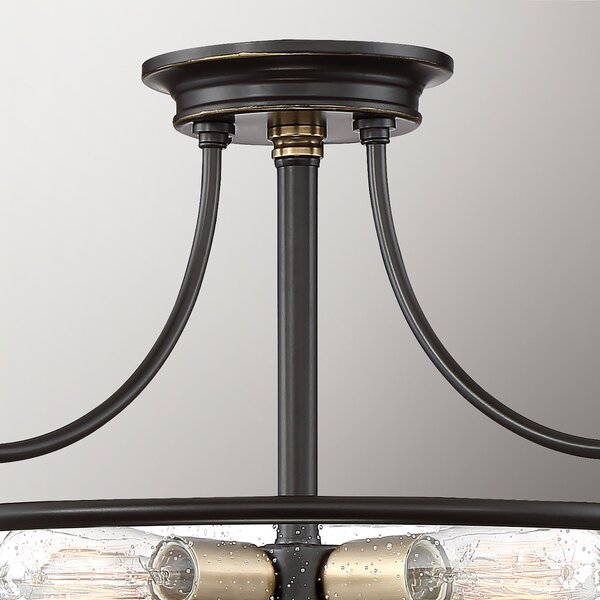 Lampada a Soffitto 3 Luci Kalf In Acciaio Bianco A Bracci E Sfere In Vetro Opalino E Oro