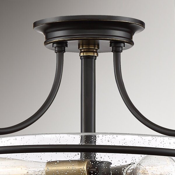Lampada a Soffitto 2 Luci Kalf In Acciaio Nero A Bracci E Sfere In Vetro Opalino E Oro