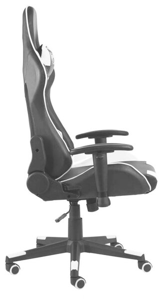 Sedia da gioco girevole in PVC bianco