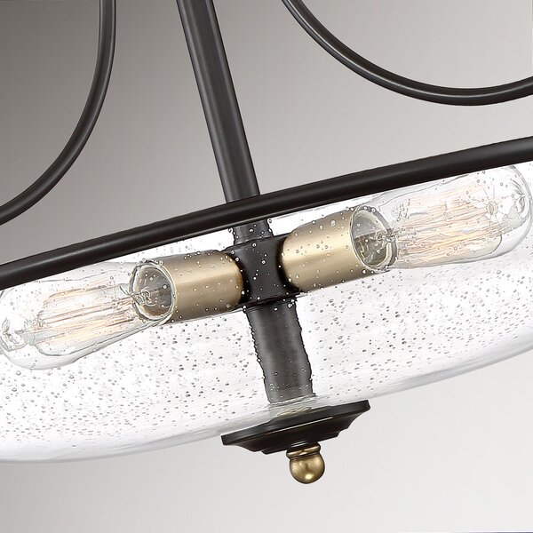 Lampada a Soffitto 3 Luci Kalf In Acciaio Bianco A Bracci E Sfere In Vetro Opalino E Oro
