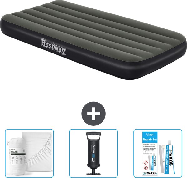 Materasso gonfiabile Bestway - 1 persona - 99 x 188 x 28 cm - Blu - Accessori inclusi