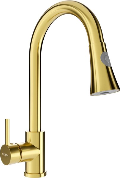 Mexen Elia rubinetto da cucina, oro - 670101-50