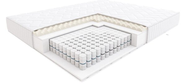Materasso 90x200 Zorba HILDING Argento a molle bilaterali