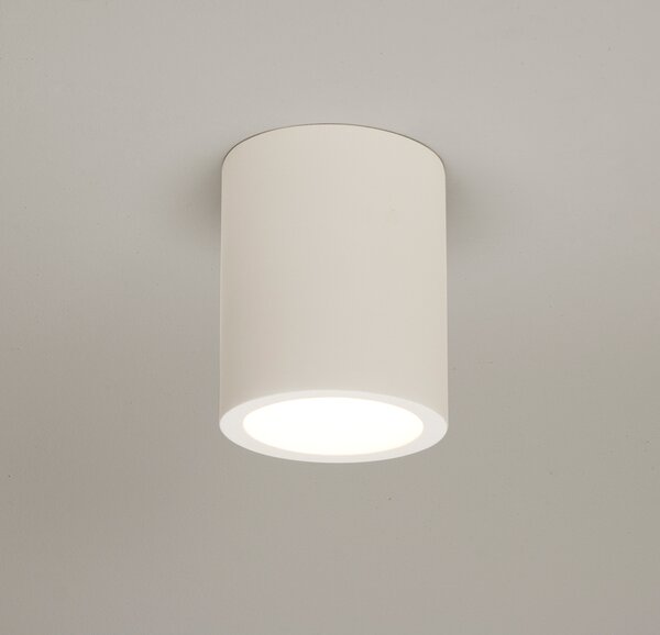 Astro Osca Fixed 140 - Faretto da soffitto rotondo a 1 luce in gesso, bianco, GU10
