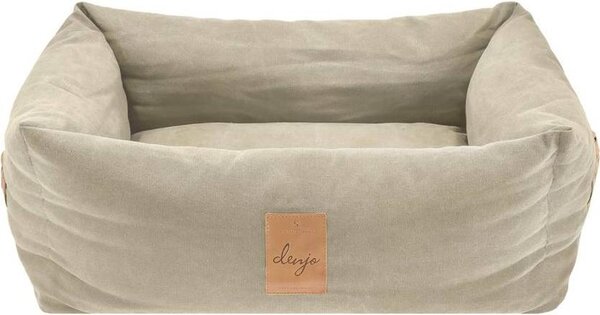 Denjo Cani letto per cani stile cottage cane cuscino tela sabbia beige 70x60cm Classic Nest