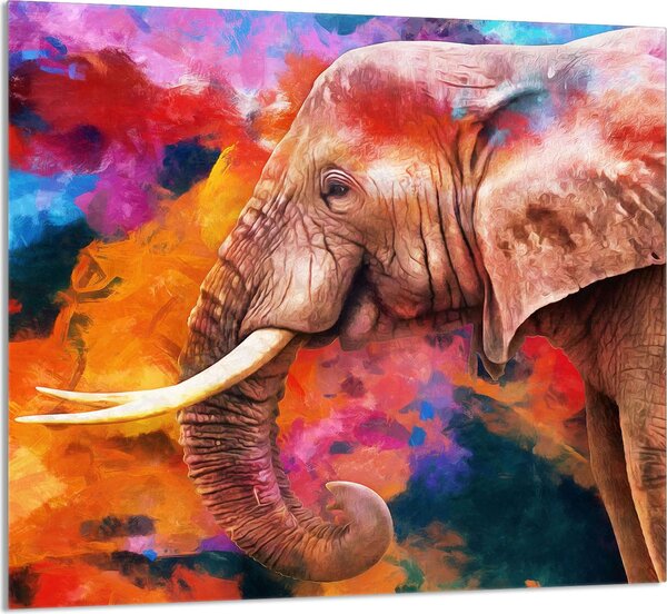 PIASTRELLE IN VETRO PER CUCINA 65x60 Elefante