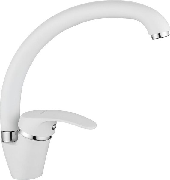 Mexen Rosa rubinetto da cucina, bianco - 670800-20
