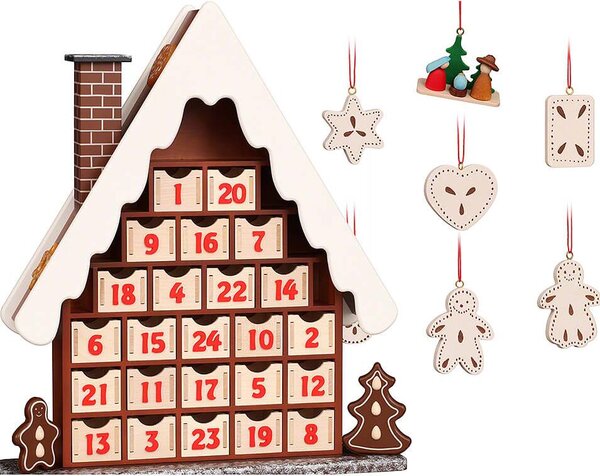 Set calendario dell'Avvento con assortimento di fumo (46 cm) di Christian Ulbricht