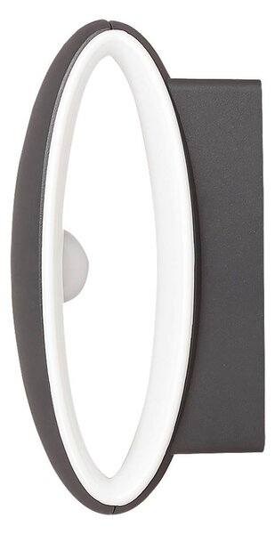 Lampada da esterno a LED Applique Bristol in metallo plastica grigio antracite L:10cm L:20cm H:7cm IP54