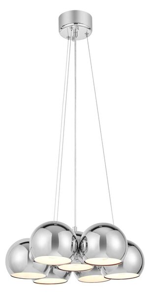 Markslöjd 109167 - Lampadario a sospensione con cavo CUPOLO 7xE14/40W/230V cromo lucido