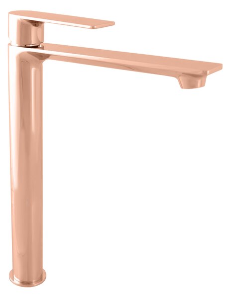 Slezák-RAV Miscelatore per lavabo, alto NIL - rosa dorato - lucido, Colore: ROSA DORATO - lucido , Finitura superficiale: PVD, Dimensione: 1/2''