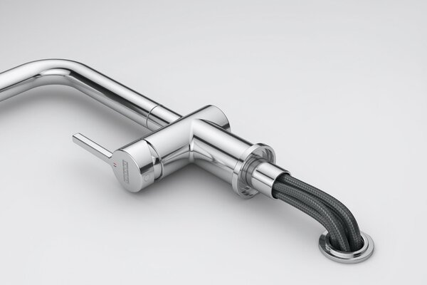 Franke Active New - Miscelatore per lavello FN 6560.031, incernierato sotto la finestra, con doccia estraibile, cromo 115.0653.391