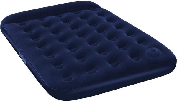Bestway Materasso gonfiabile floccato con pompa a pedale 191x137x28 cm