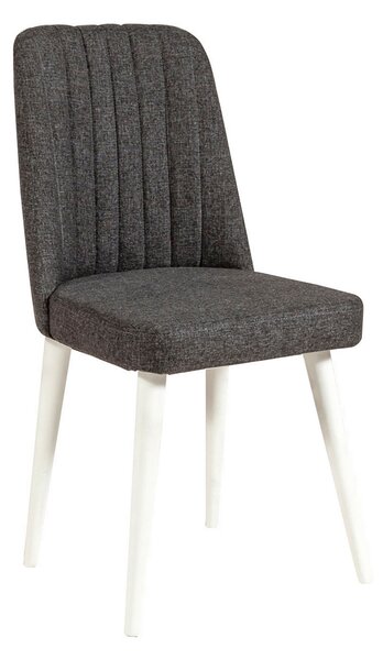 Skye Decor, Stormi Sandalye Wht-Ant., sedia, bianco, pannelli truciolari rivestiti al 100% in melamina, 47 x 46 x 89 cm