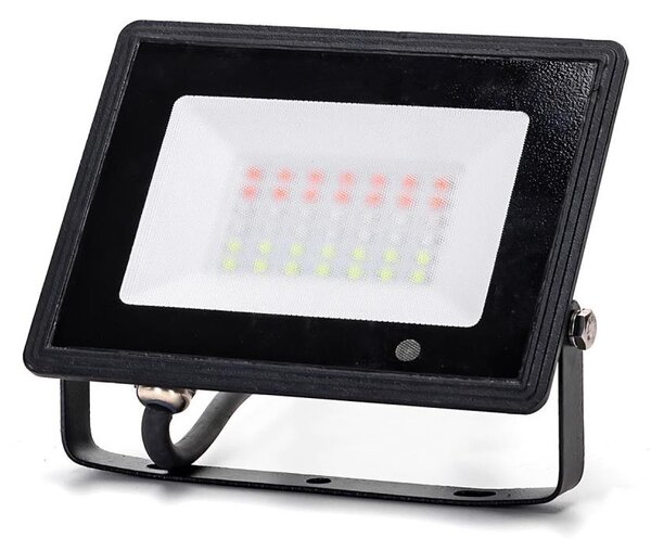 Aigostar - LED RGBW Proiettore LED/30W/230V IP65 + telecomando