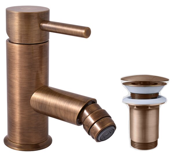 Slezák-RAV Miscelatore per bidet SEINA SE945KCMAT Colore: nero opaco, Dimensioni: 3/8''