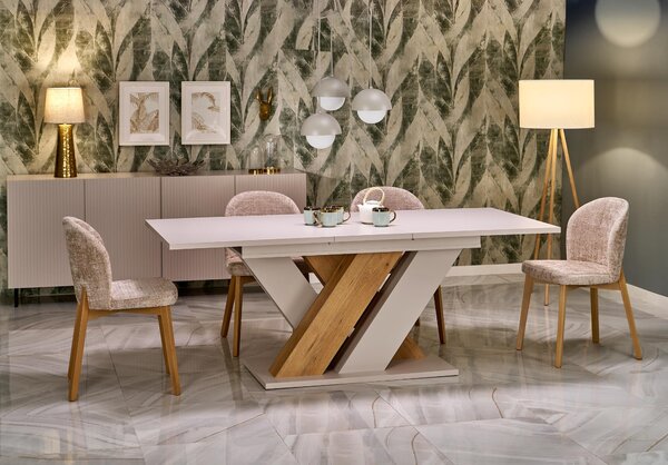 Tavolo da pranzo di design HAB-111 allungabile da 160 a 200 cm