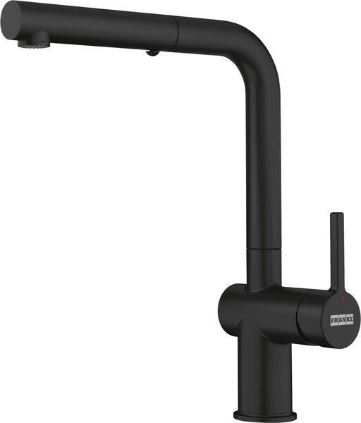 Franke Active L miscelatore da cucina con doccetta estraibile, nero opaco 115.0653.382