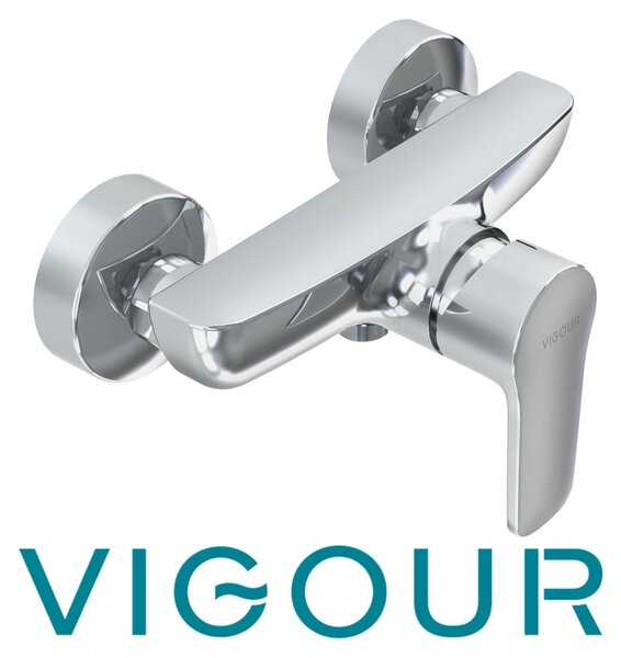 VIGOUR derby V3 Miscelatore monomando a parete per doccia, cromato