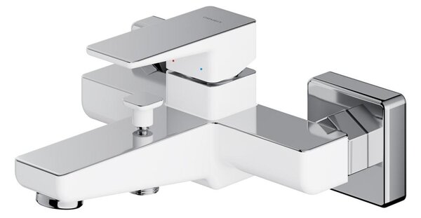 Omnires PARMA PM7430CRB Miscelatore per vasca, cromato-bianco