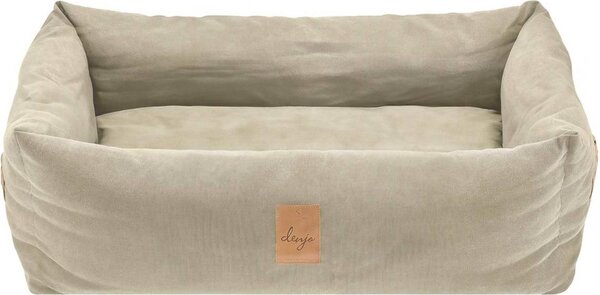 Denjo Cani letto per cani stile cottage cane cuscino tela sabbia beige 100x85cm Classic Nest