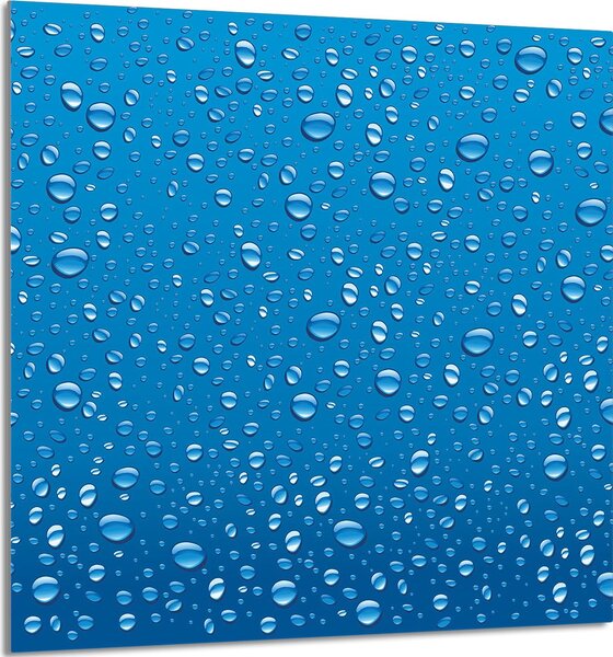 PIATTO IN VETRO PER CUCINA 60x65 gocce