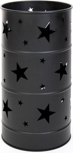 Westmann Stahl Braciere a botte nero 36x36x65 cm
