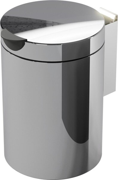 VIGOUR derby plus cestino per rifiuti 3 litri da appendere alla parete 21 x 24,7 cm acciaio inossidabile