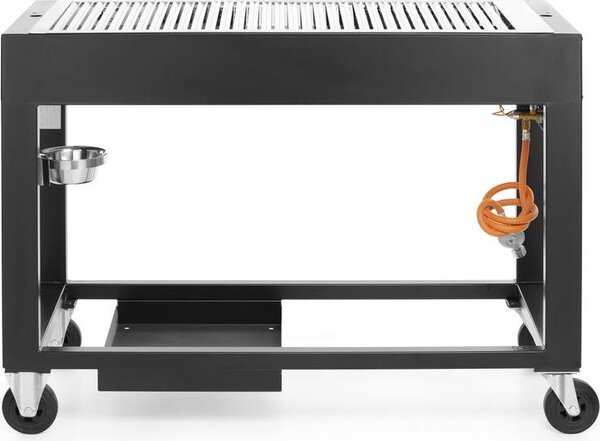 Barbecue a gas HENDI Tampa, nero, 10kW, 1260x580x(H)900mm