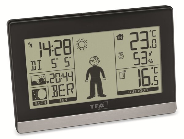 Stazione meteo wireless WEATHER BOY TFA nero