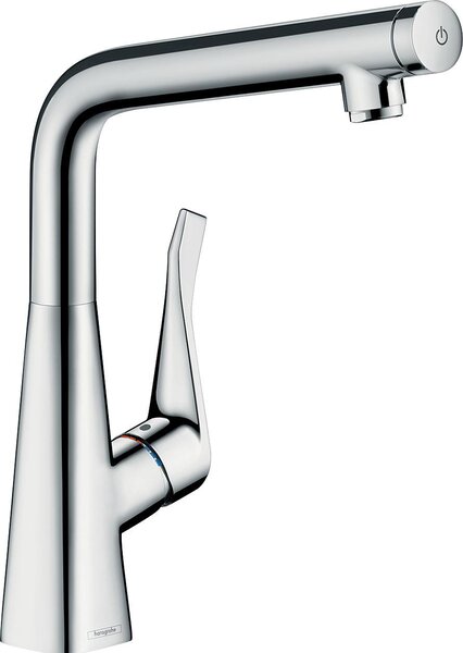Hansgrohe Metris miscelatore per lavello Select bocca girevole cromo